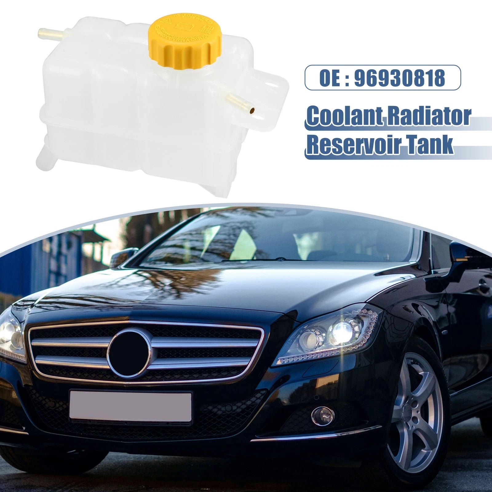 Coolant Reservoir Tank with Cap for Chevrolet (2014–2018)