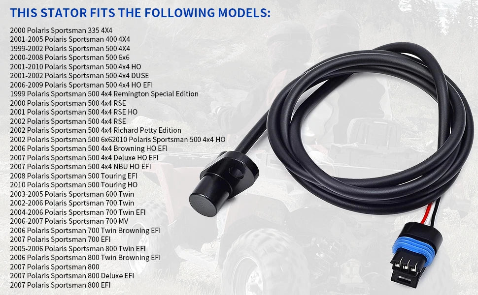 Hall Effect Speed Sensor for Polaris Sportsman 500 (1999–2010) 4010298 4040081
