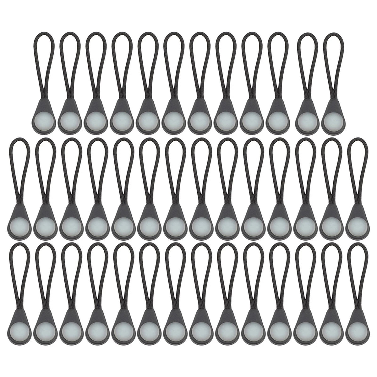 40pcs luminous zipper pulls for luggage (Camping, Night Activities)