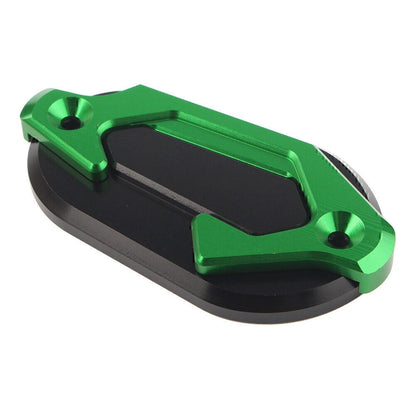 Handlebar Brake Fluid Reservoir Cover Caps for Kawasaki Ninja 400 (2017–2019) Green