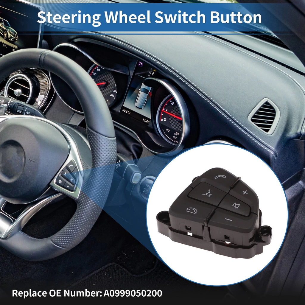 Steering Wheel Buttons for Mercedes-Benz GLC Right Side (2016–2022)