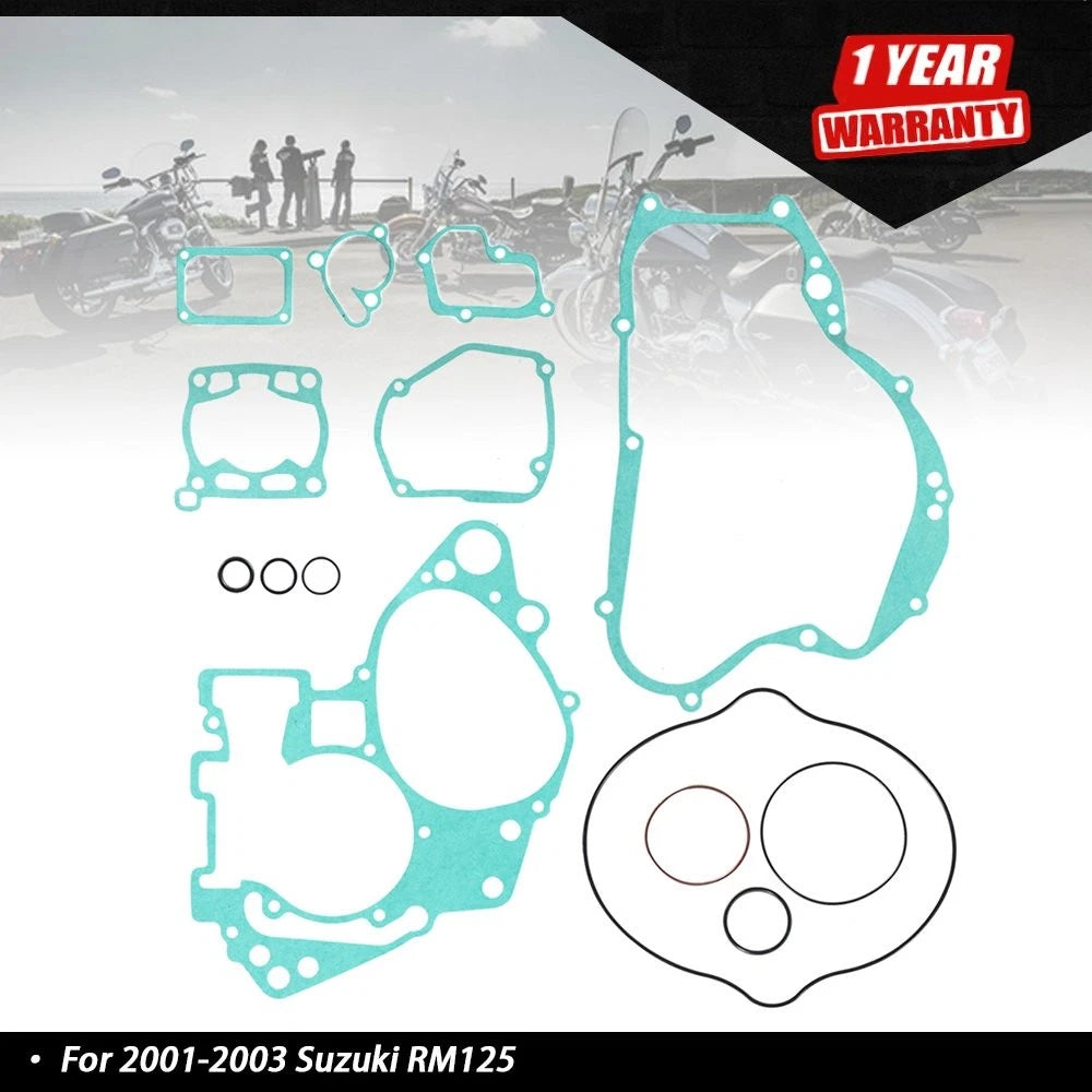 Complete Engine Gasket Set for Suzuki RM125 (2001–2003)