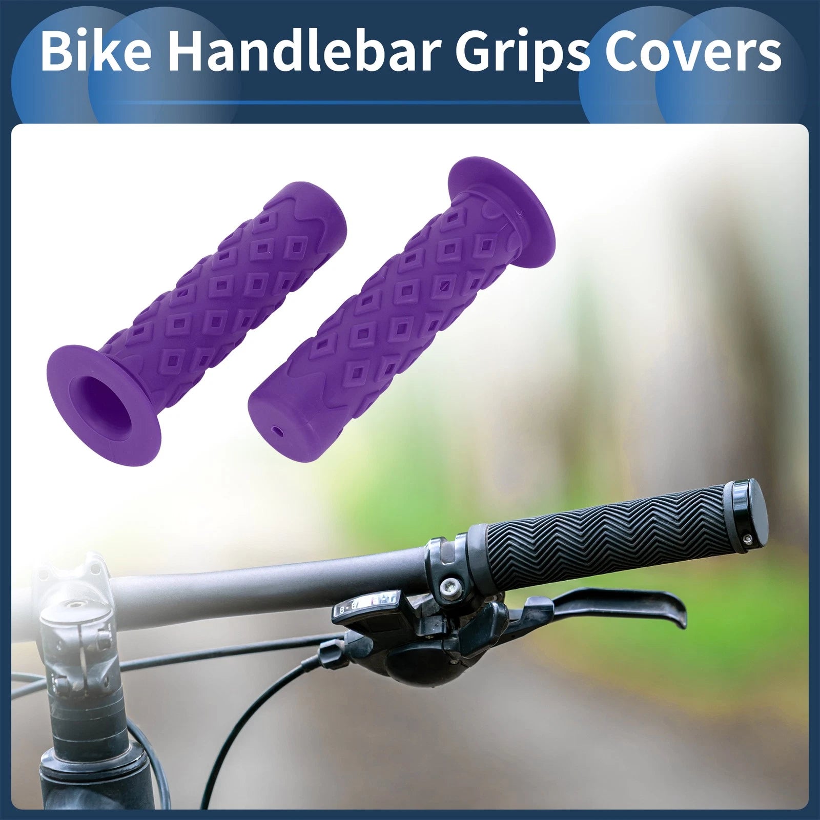 Handlebar Grip Cover 120mm End Protector Rubber Non Slip for Bike (2000–2026)