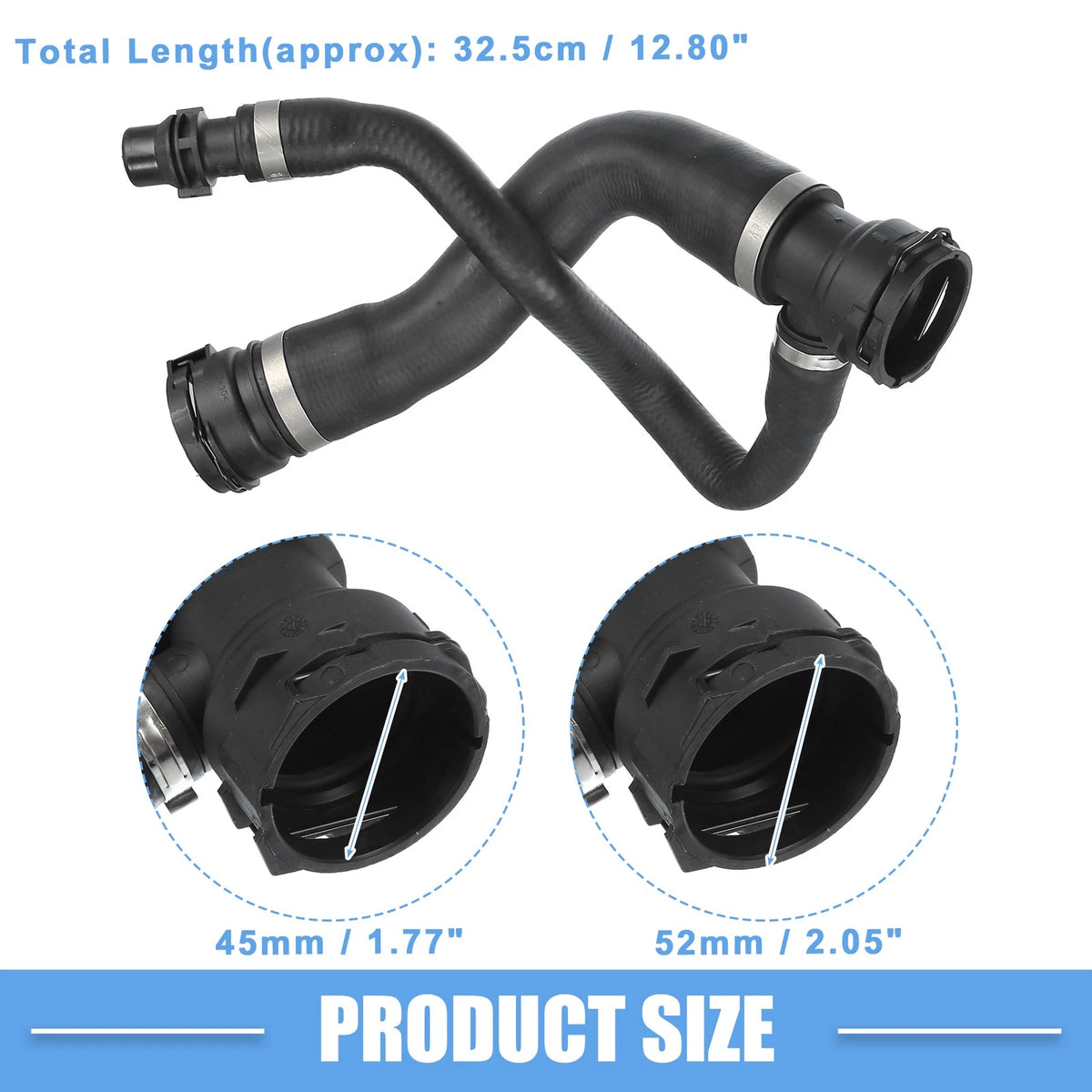Upper Radiator Coolant Hose No. 17127593490 for BMW X5 (2007–2013)