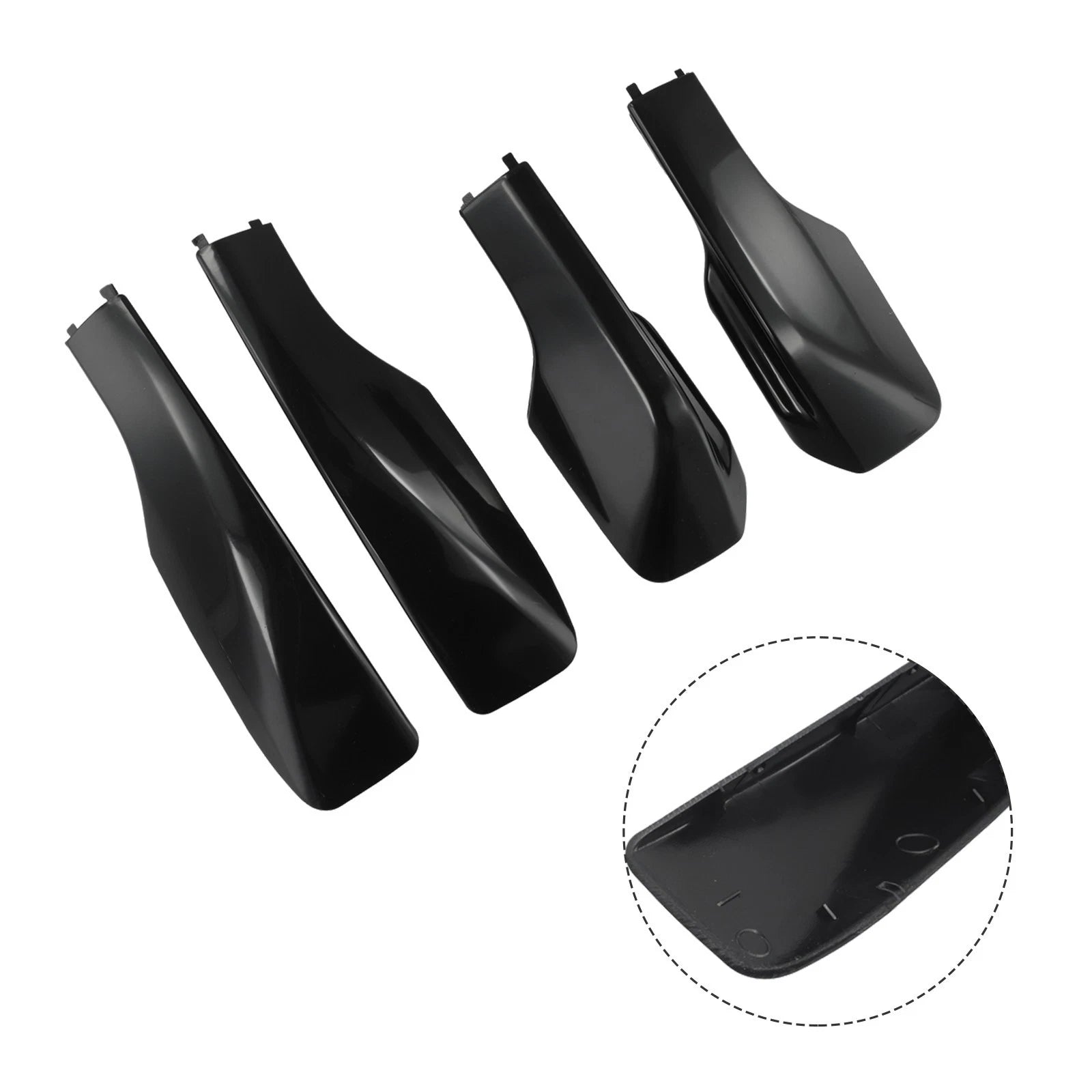 Roof Rack End Cover for Car (ABS Black)