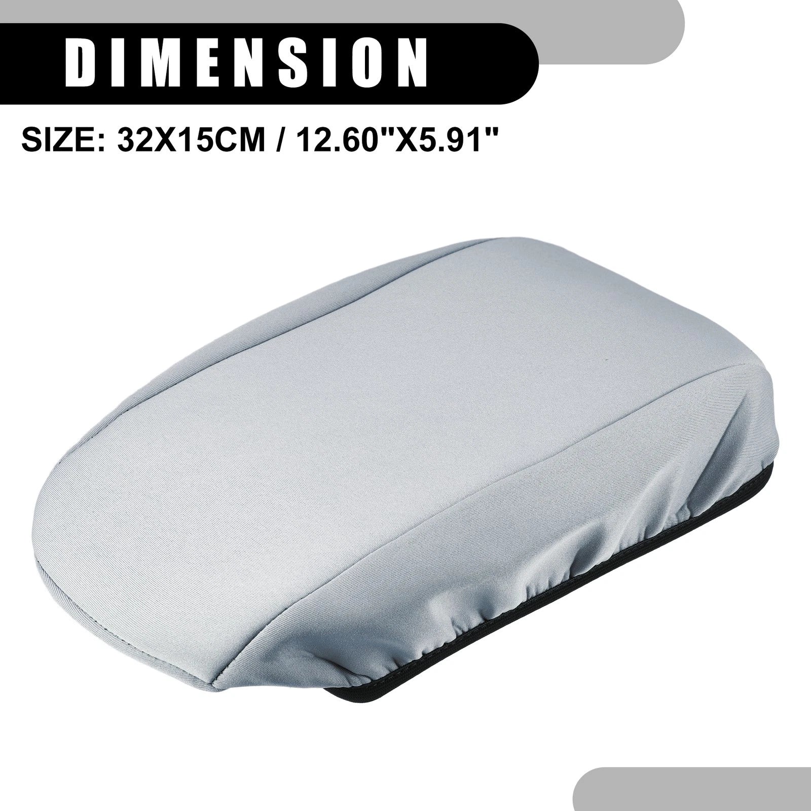 Center Console Armrest Cover for Ford Escape (2017–2019) Gray