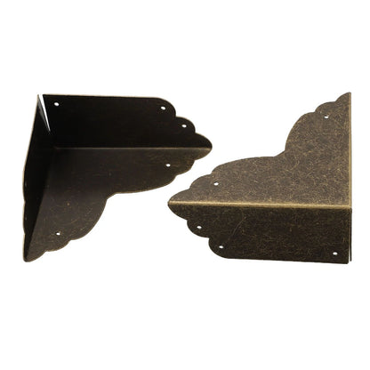 Set of 4 Antique Bronze Corner Guards for Decorative Boxes