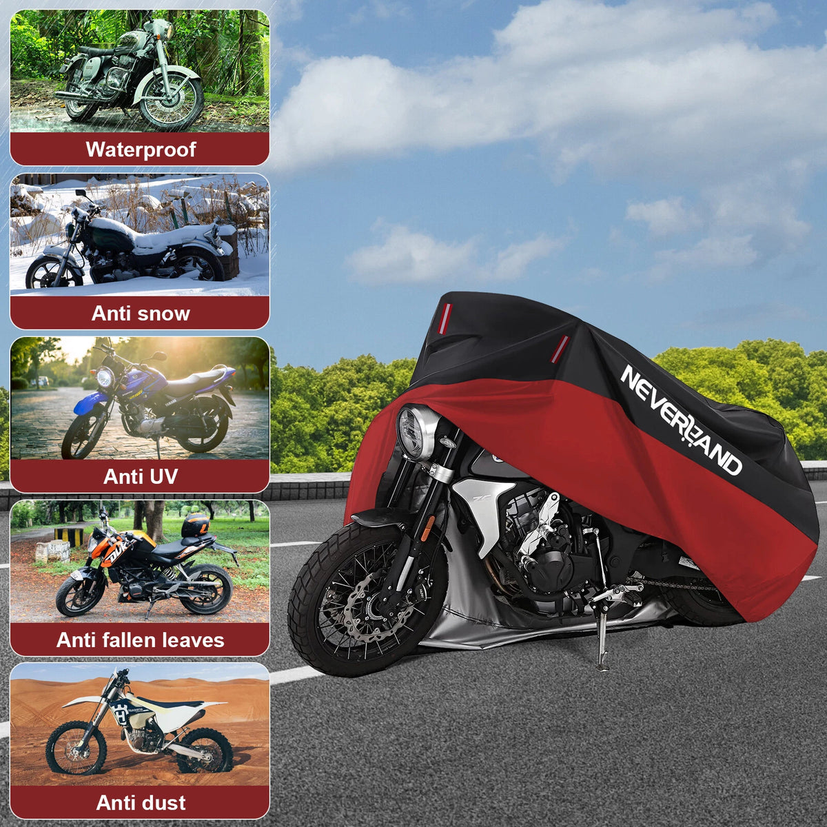 3XL Waterproof Motorcycle Cover for Harley Davidson Street Glide FLHX (2006–2023)