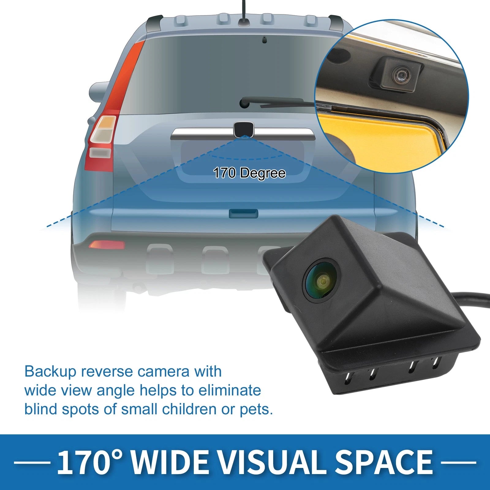 Rear View Park Assist Backup Camera Replacement for Chevrolet Traverse (2013–2017)
