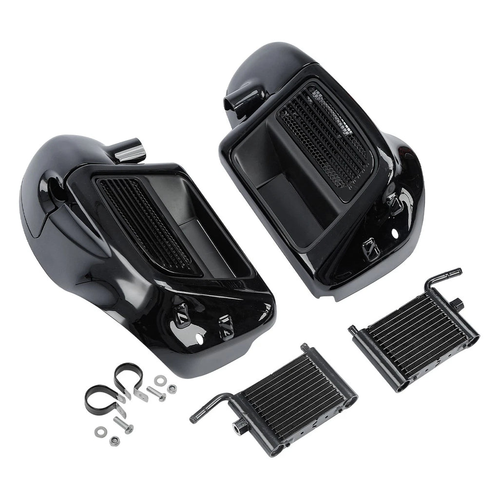Lower Vented Fairings Radiators Engine Guard Bar for Harley Touring (2014–2024)