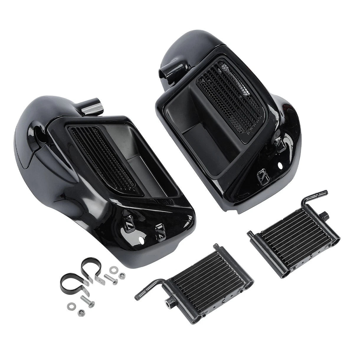 Lower Vented Fairings Radiators Engine Guard Bar for Harley Touring (2014–2024)