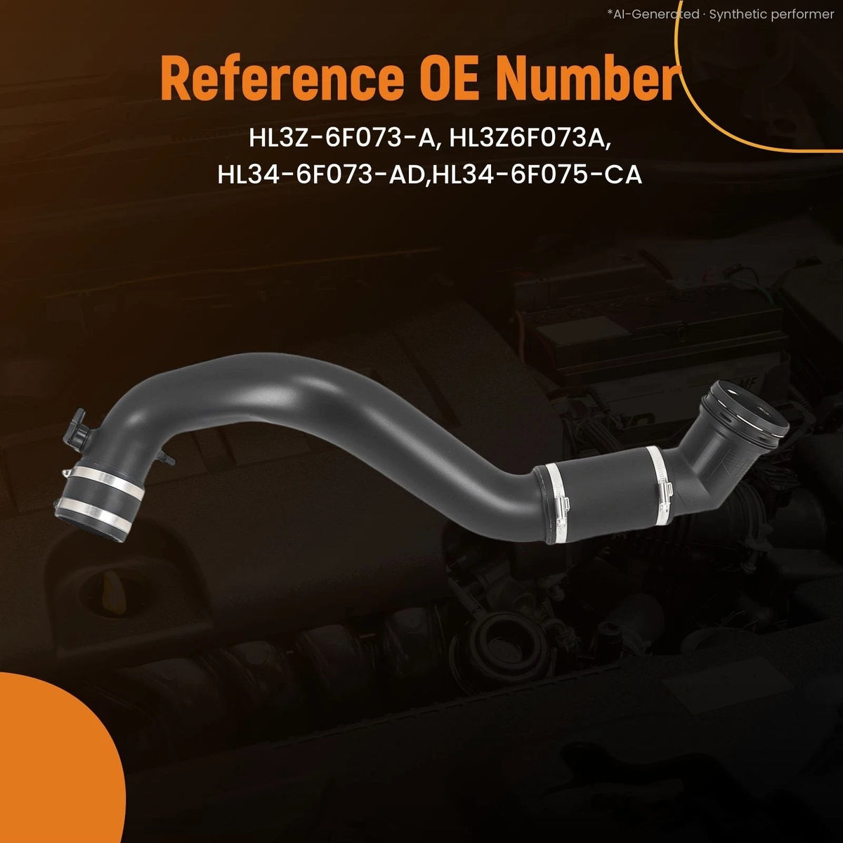 Engine Air Pipe for Ford F150, Expedition, Navigator 3.5L (2017–2021) HL3Z-6F073-A