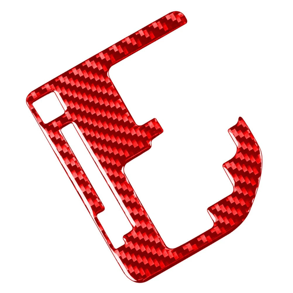 Carbon Red Interior Gear Shift Panel Cover Trim for Toyota Tundra (2014–2021)