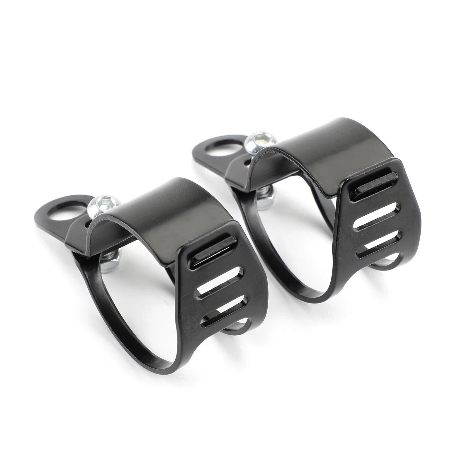 Fork Clamp Headlight Turn Signal Light-Mount Holder Bracket for Motorcycle (41mm-51mm)