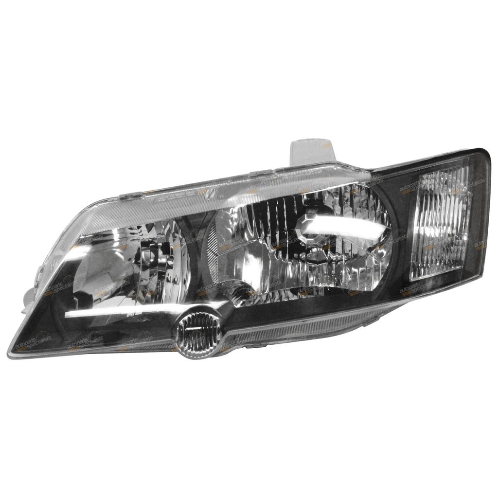 2X Black Head Lights for Holden Commodore SS