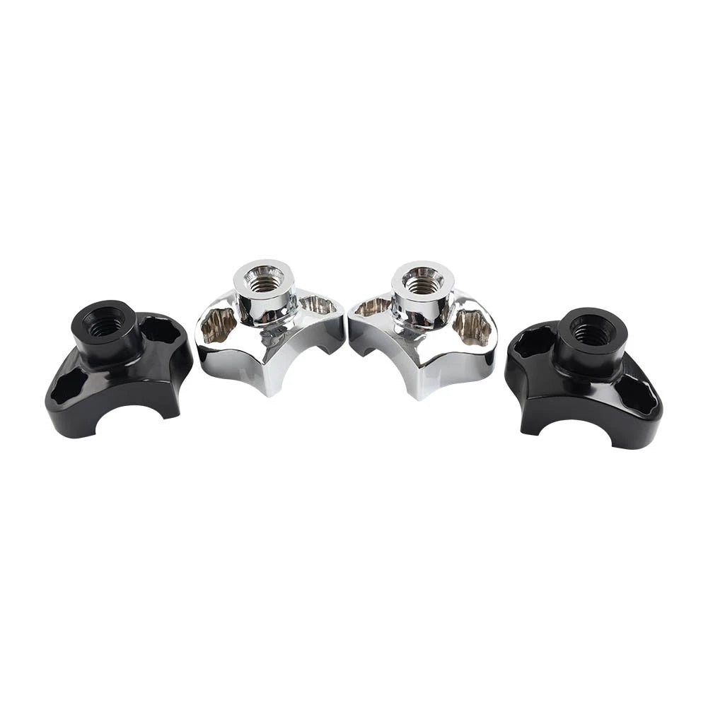 CNC 1" Handlebar Risers for Harley Dyna Heritage Softail Sportster (N/A)