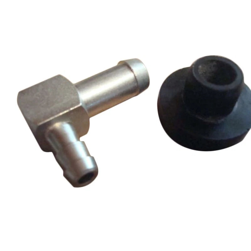 Fuel Cell Bushing L-Fitting with Grommet for Toro John Deere