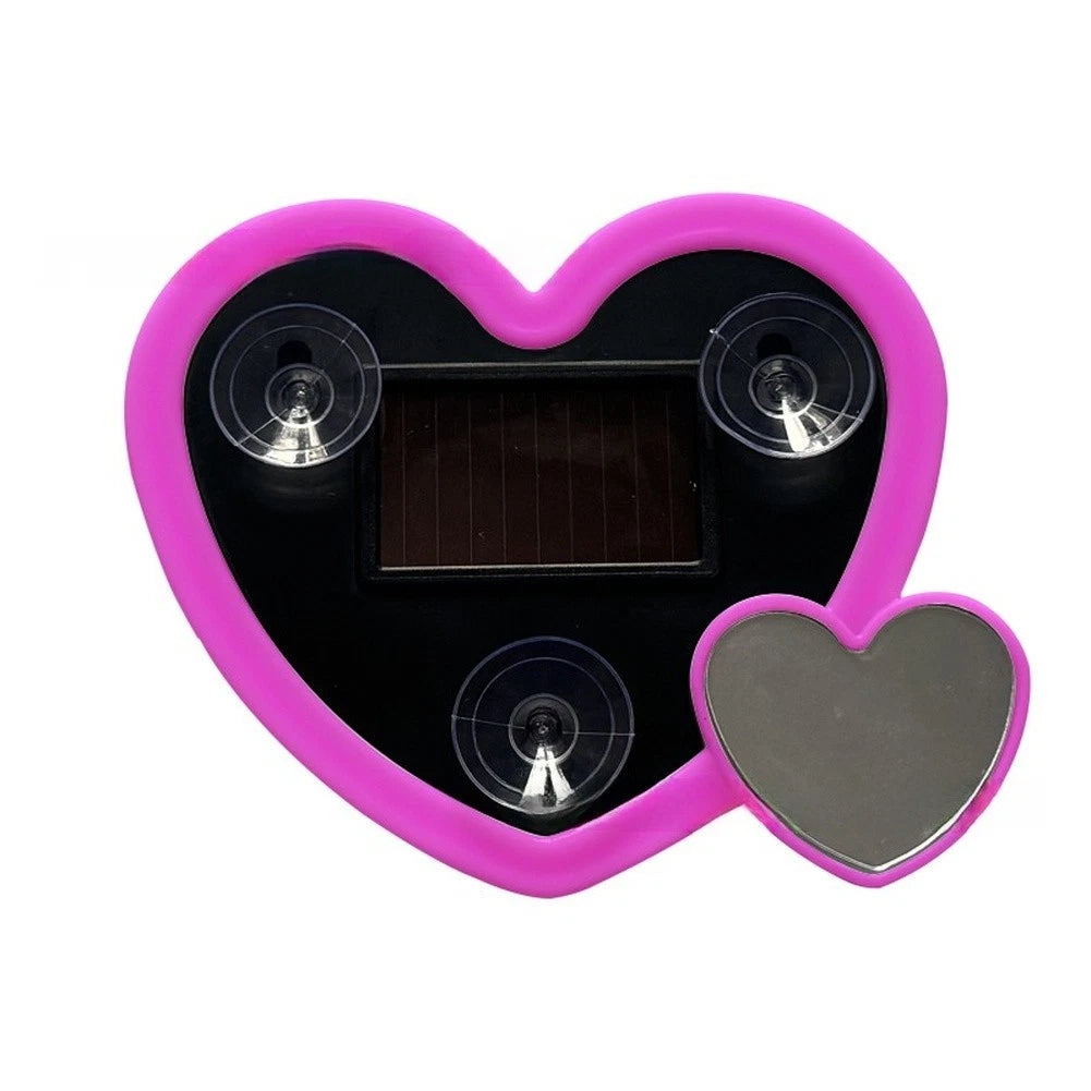 Solar Powered Heart Shaped Neon LED Light for Car Window Lamp