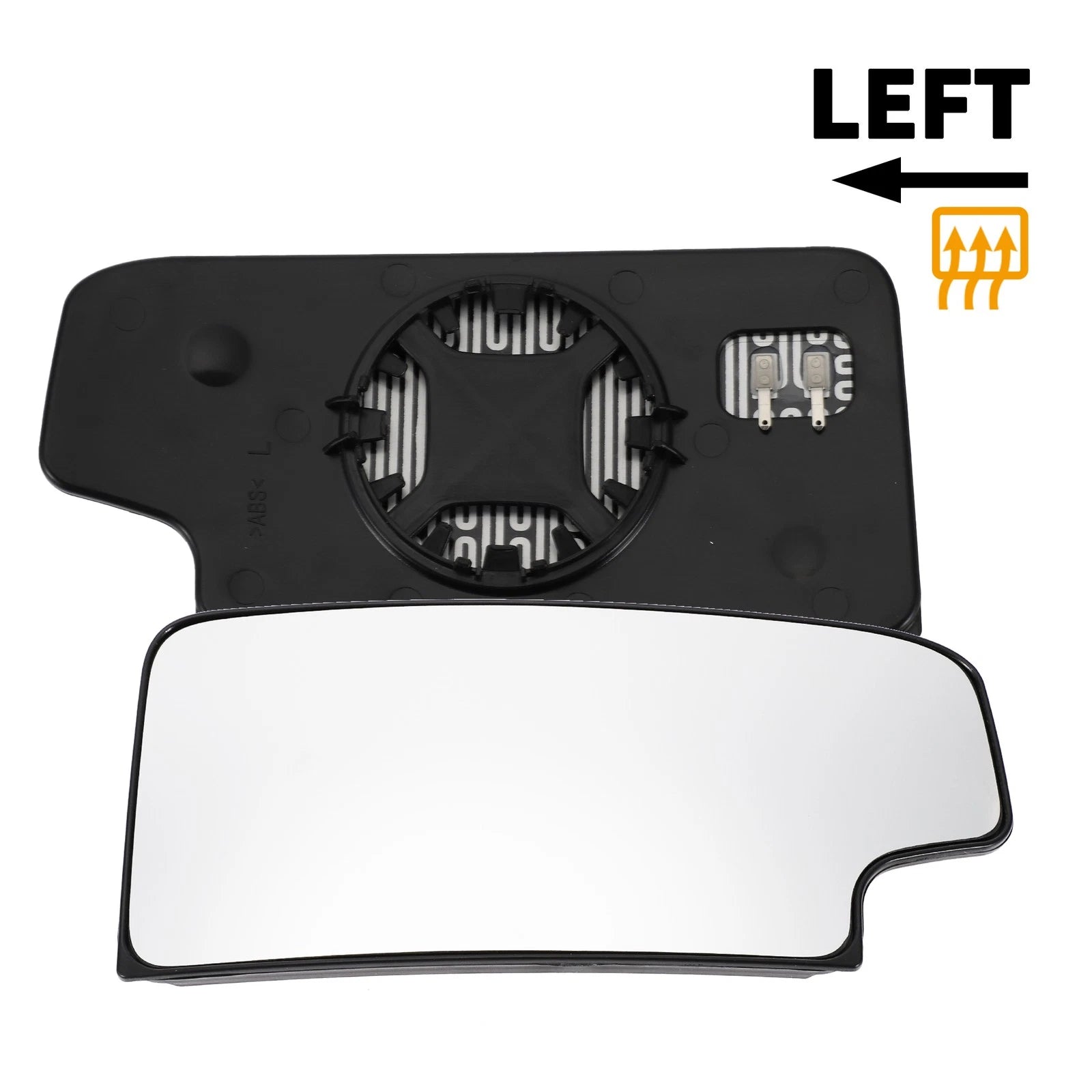 Heated Left Side Mirror Glass Replacement for Chevrolet Silverado 2500 3500 HD (2007–2014)