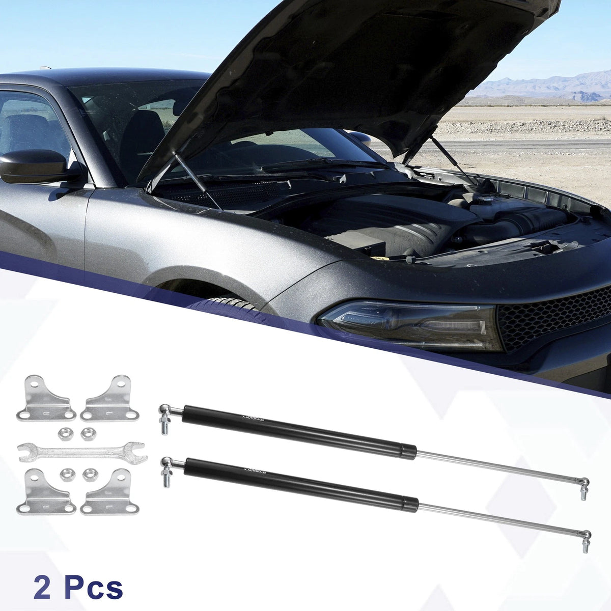 2 Pcs 25 Inch 120lb Gas Struts for RV Car (Fits )