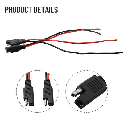 Flexible SAE Extension Cable 18AWG 0.5Ft for Automotive Equipment