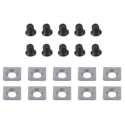10X 14mm Square Carbide Inserts Cutters for Woodworking Applications