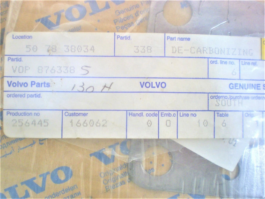 De-Carbonizing Gasket Kit for Volvo Penta Marine Diesel Engine (OEM)