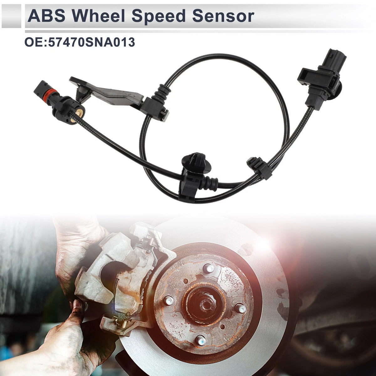 ABS Wheel Speed Sensor No. 57470SNA013 for Honda Civic (2006–2011) Rear Right