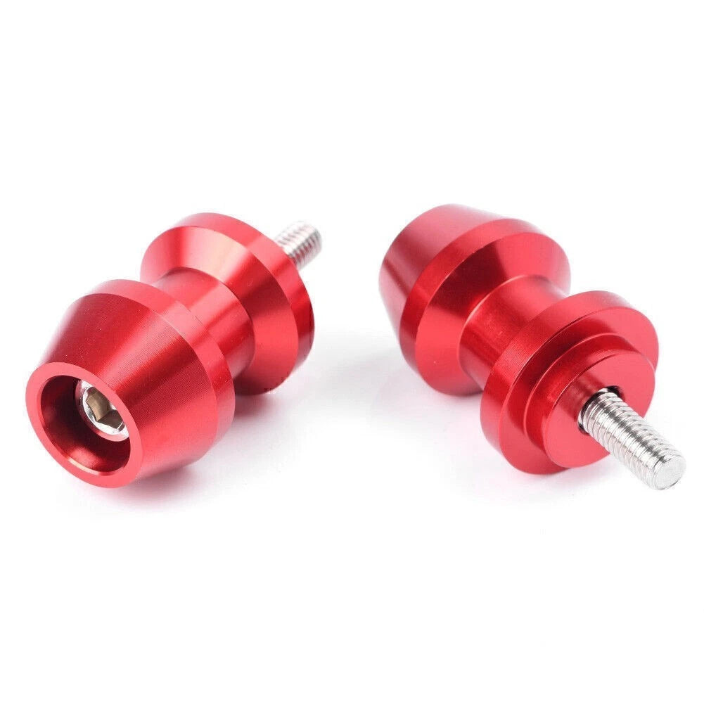 6mm Swingarm Sliders Spools for Yamaha VMAX (All Years) - Red