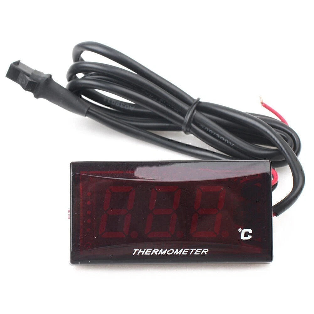 LED Digital Water Temp Gauge Meter for Racing Scooter Motor