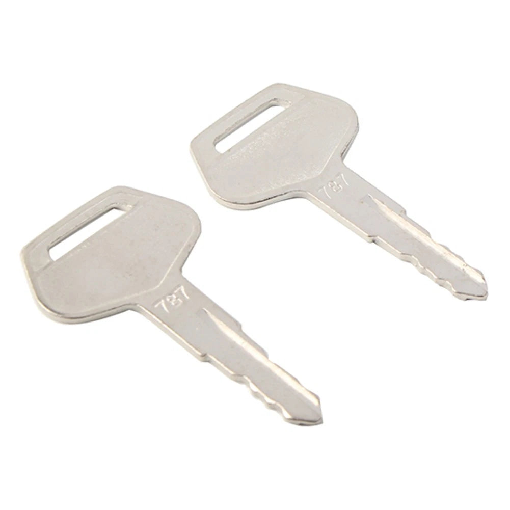 2X Ignition Keys for Komatsu Excavator Dozer Loader (#787, #TR261434)