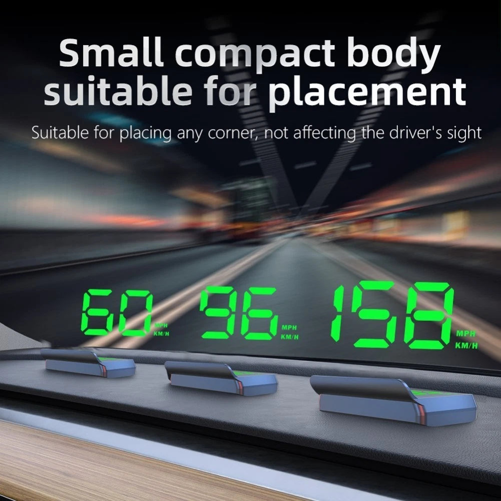 Car GPS Head Up Display Digital Speedometer HUD for Universal Vehicles