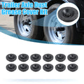 12pcs Trailer Hub Dust Cap Rubber Plugs for Dexter EZ Lube Trailer (1.46")