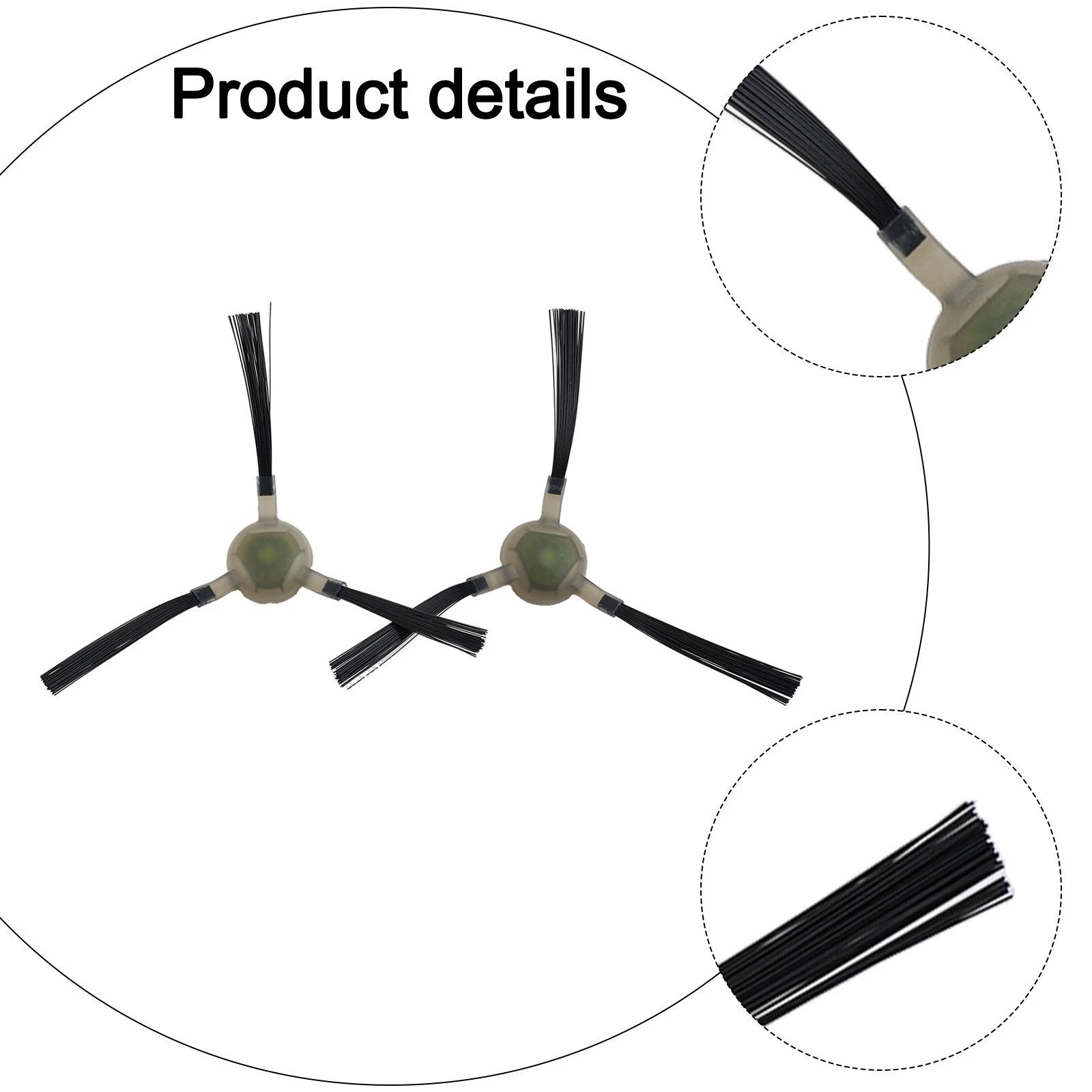 Replacement Side Brushes for OKP Life Robot Vacuums (Compatible)