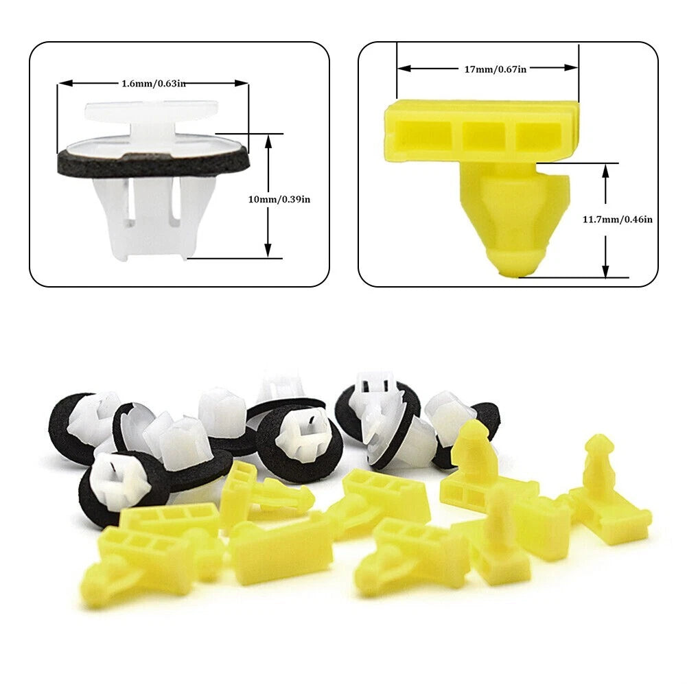 20pcs Car Clips Set for Nissan Juke XTrail Murano