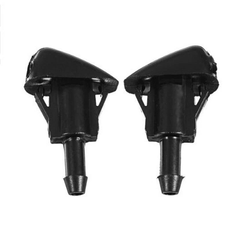 2Pcs Washer Jet Nozzle Front Windshield Fluid Spray Kit for