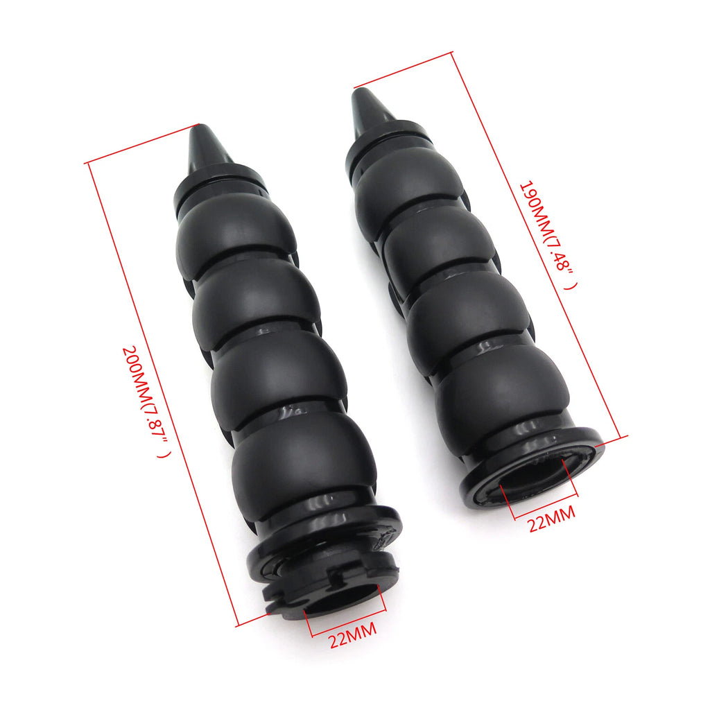 Custom Spike Hand Grips for Motorcycle (7/8" 22mm)