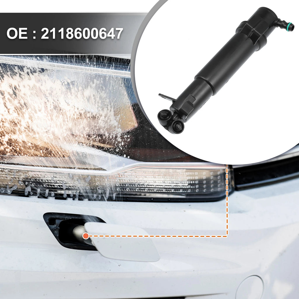 Front Left Headlight Washer Nozzle Replacement for Mercedes-Benz E 320 (2003-2007)