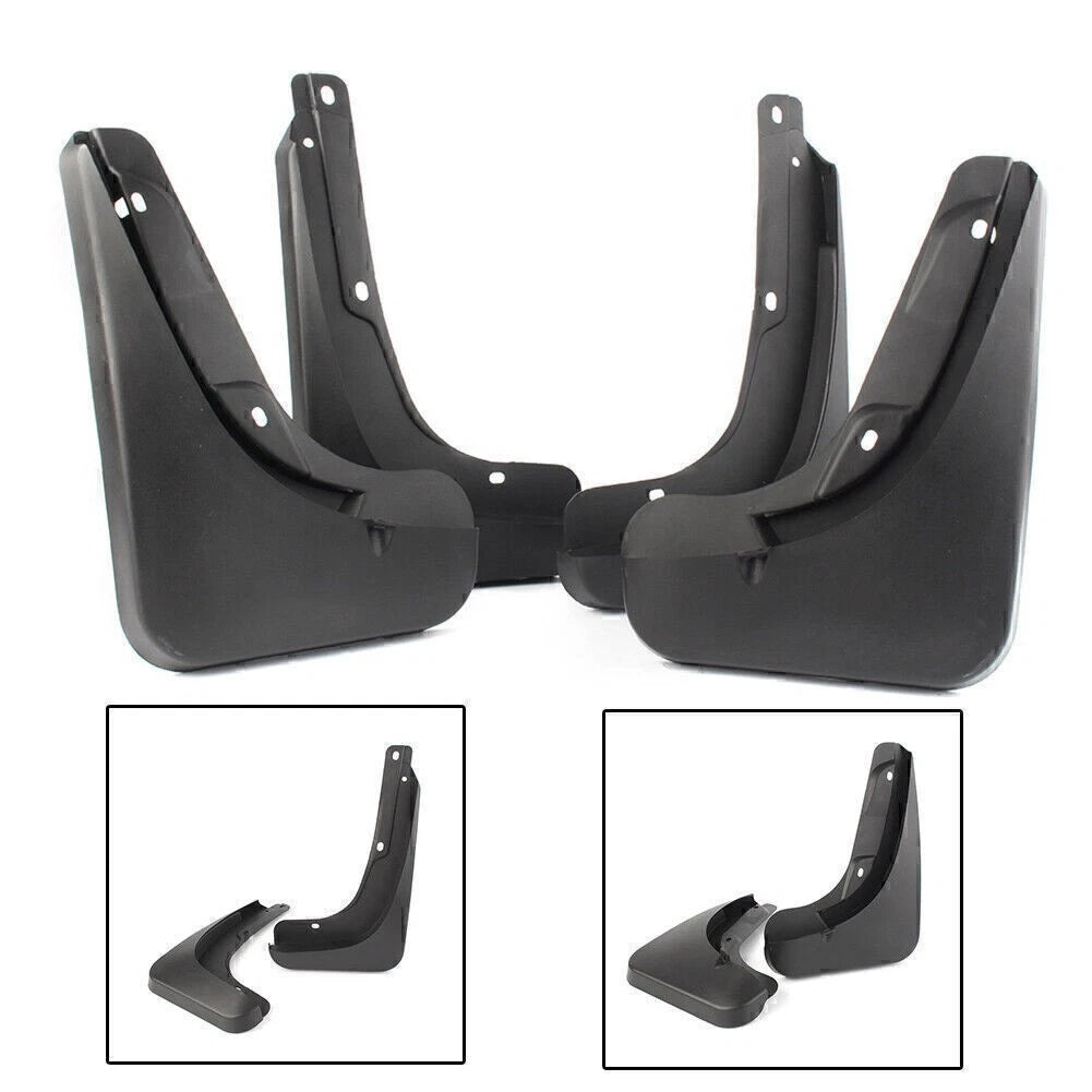 4X Splash Guards Mud Flaps for Jeep Compass (2017–2018)