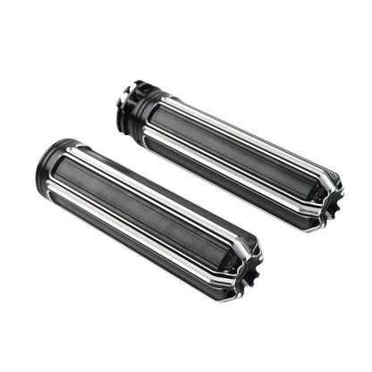 1" Cable Throttle Hand Grips for Harley Touring Softail Dyna (2000–2023)