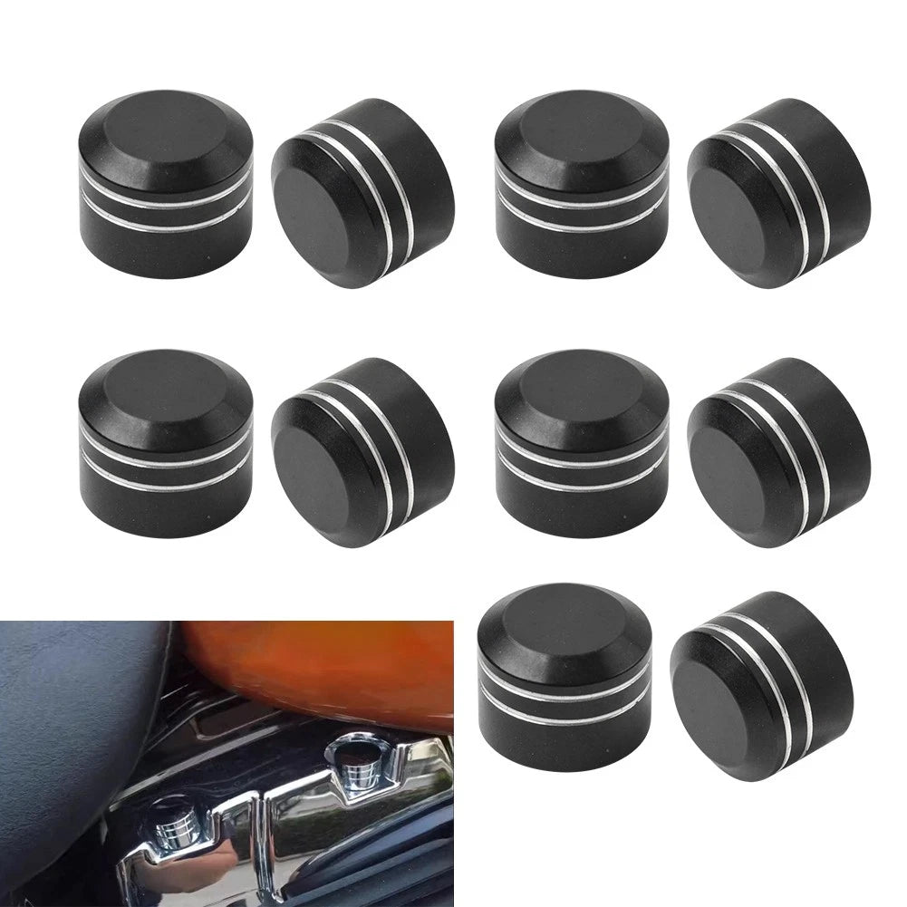 Engine Screw Bolt Cover Cap for Harley Electra Glide, Road King (Fits 9mm-12mm)