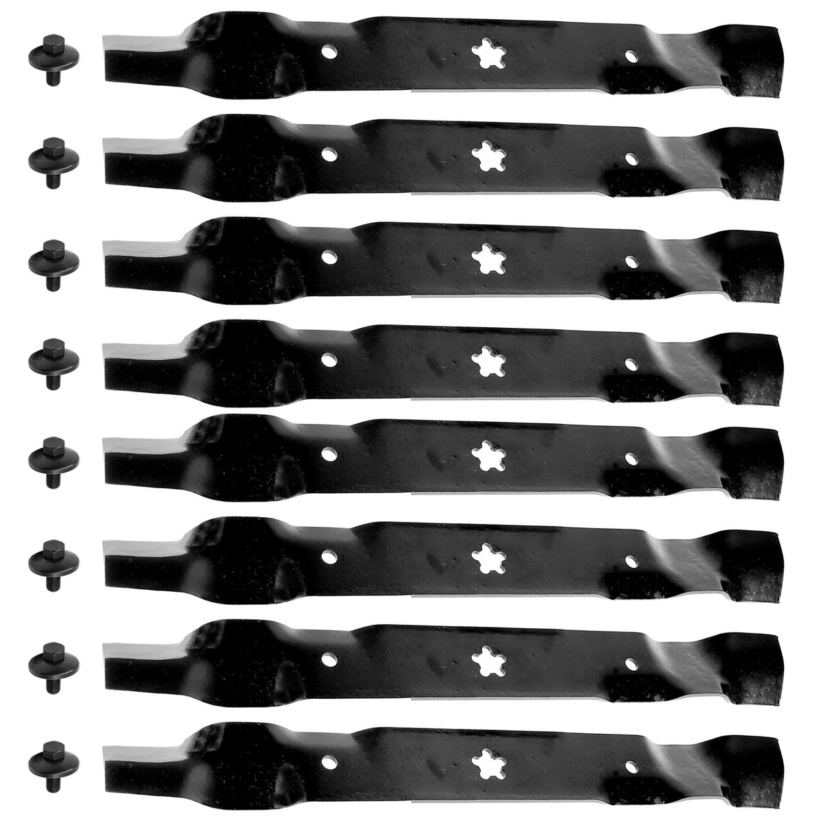 Deck Blades and Bolts 38 inch Replacement for Husqvarna Dixon Poulan (2000–2000)