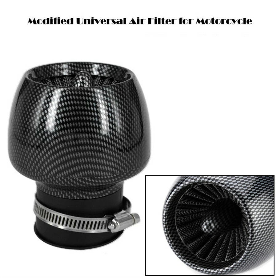 2X Air Intake Filter for Motorcycle ATV (1.1"-1.9", 28mm-48mm Inlet)