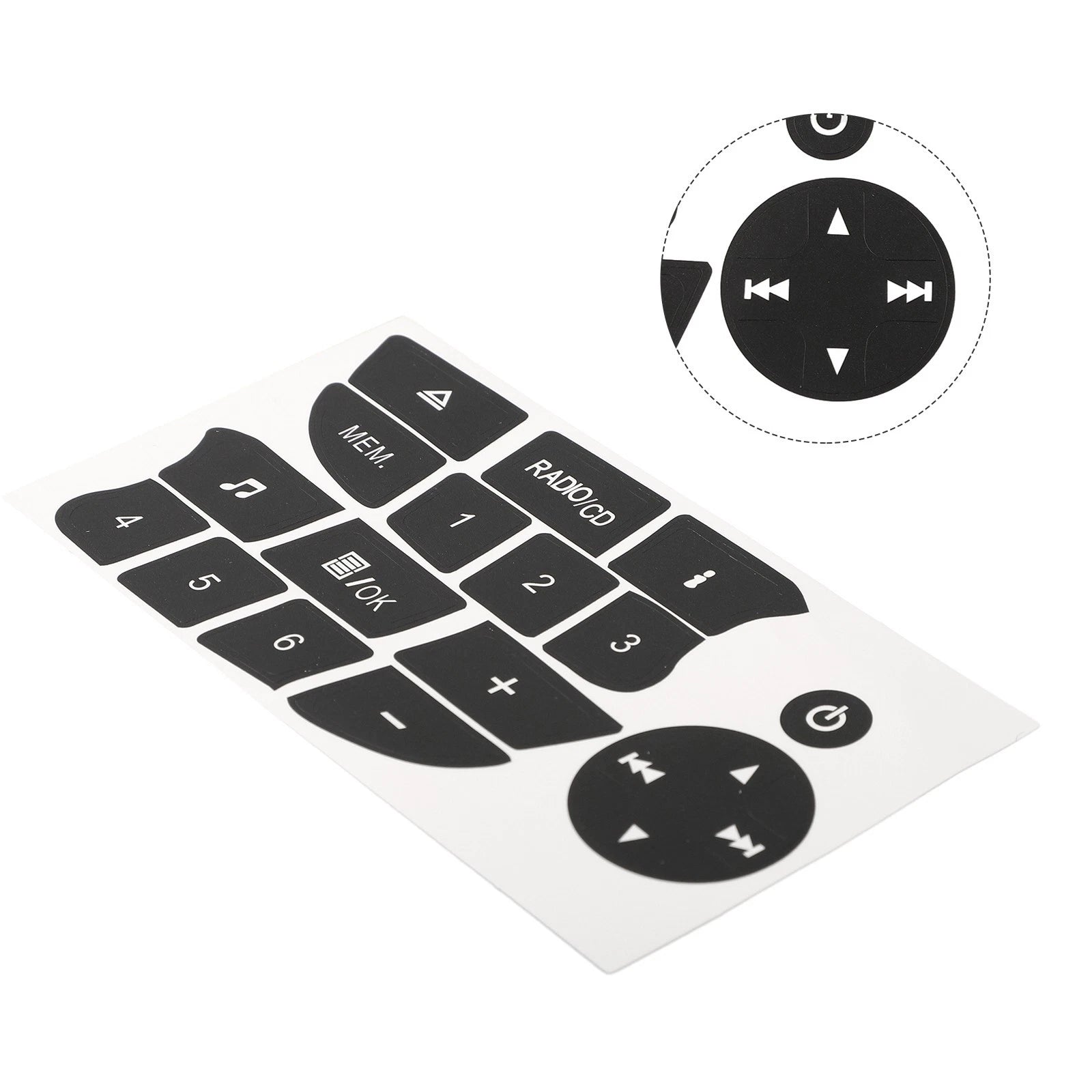 Button Sticker for Audio Control (1 Pc)