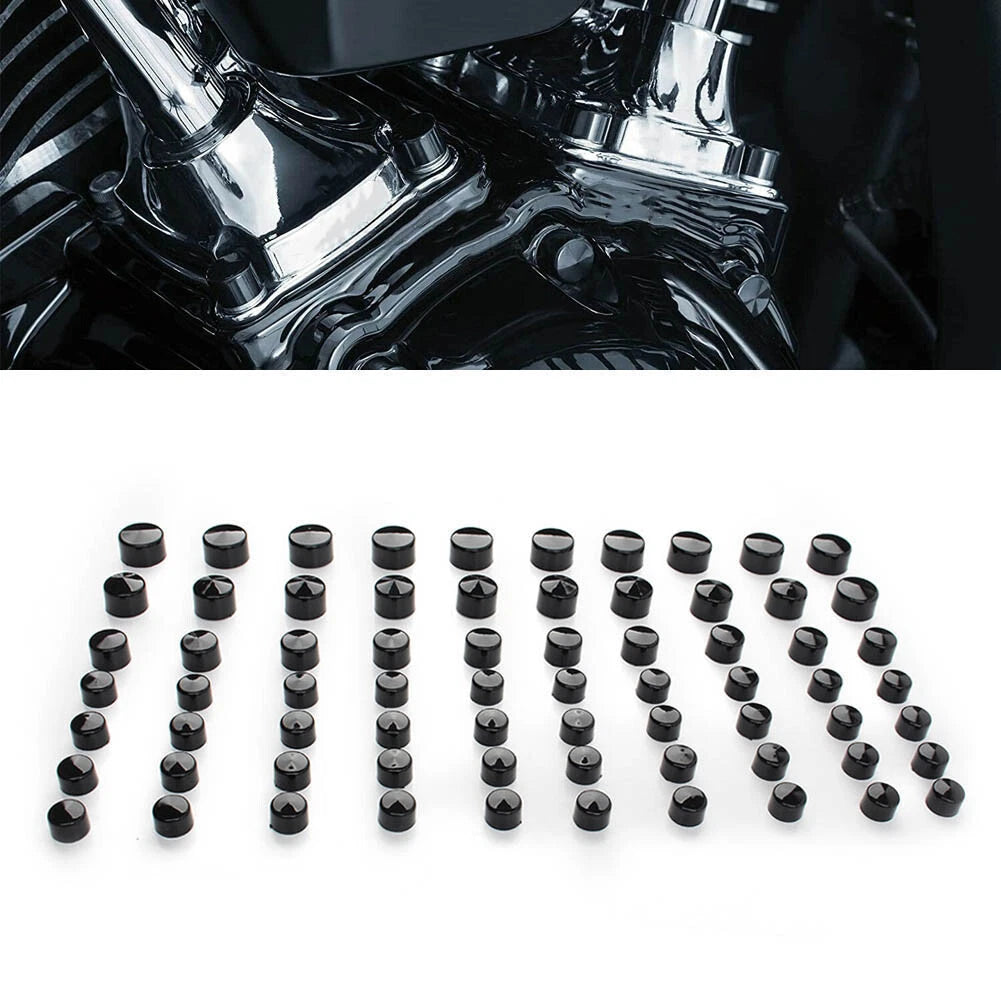 Engine Bolt Covers Kit for Harley Softail, Electra, Street Glide, Road King (–)