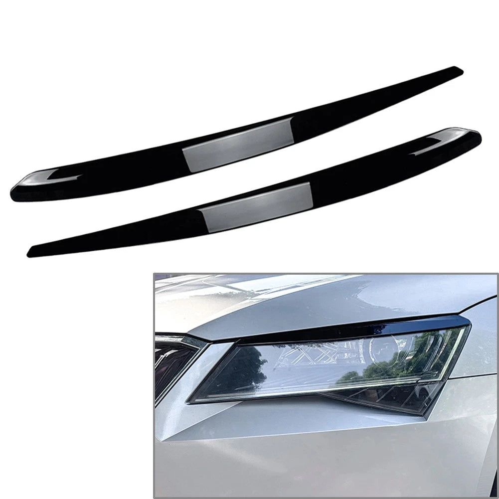 Headlight Eyelids Frame Cover Trim for Skoda Superb B8 (2015–2019)