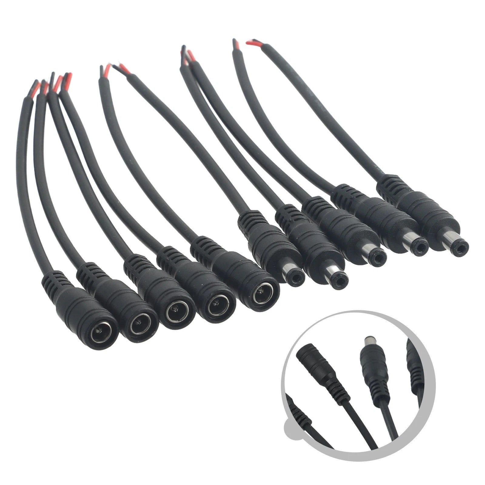 Dc Power Cord Connector 5.5x2.1mm for Universal Applications (60W)