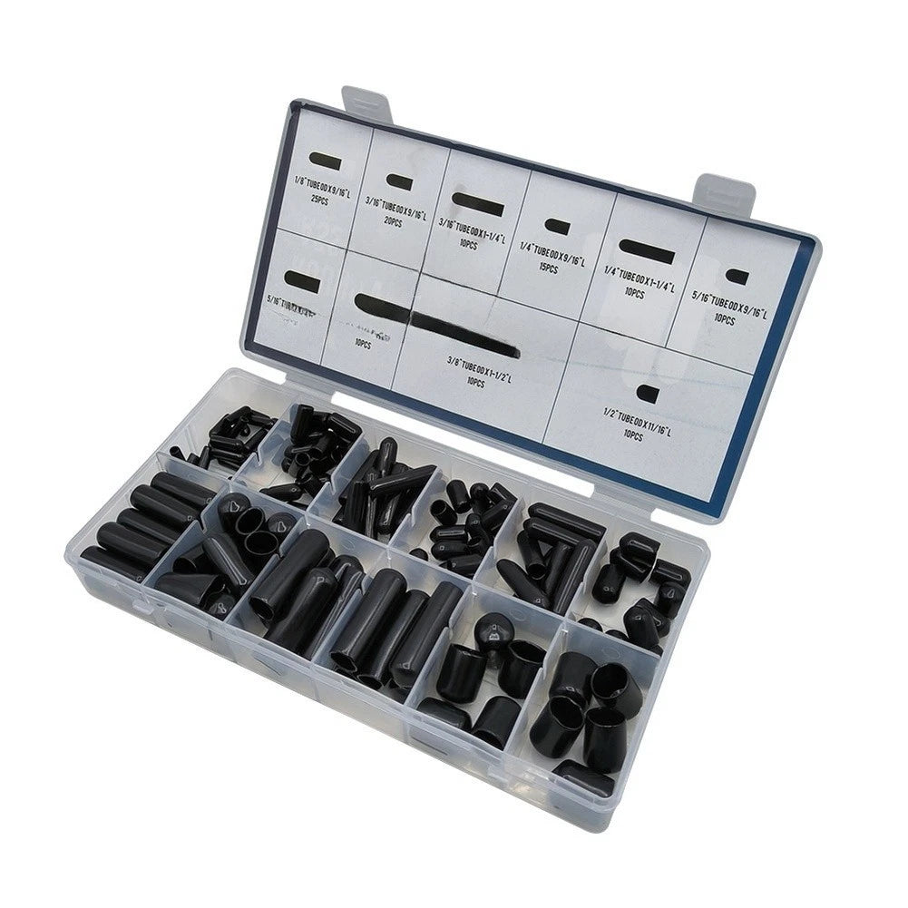 130PCS PVC dust covers for pipe threads and fitting ends (Industrial Grade)