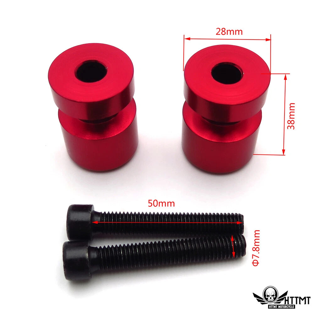 Red Swingarm Spool 8mm Thread for Honda CBR1000RR (2004–2011) / CBR250R (2011)
