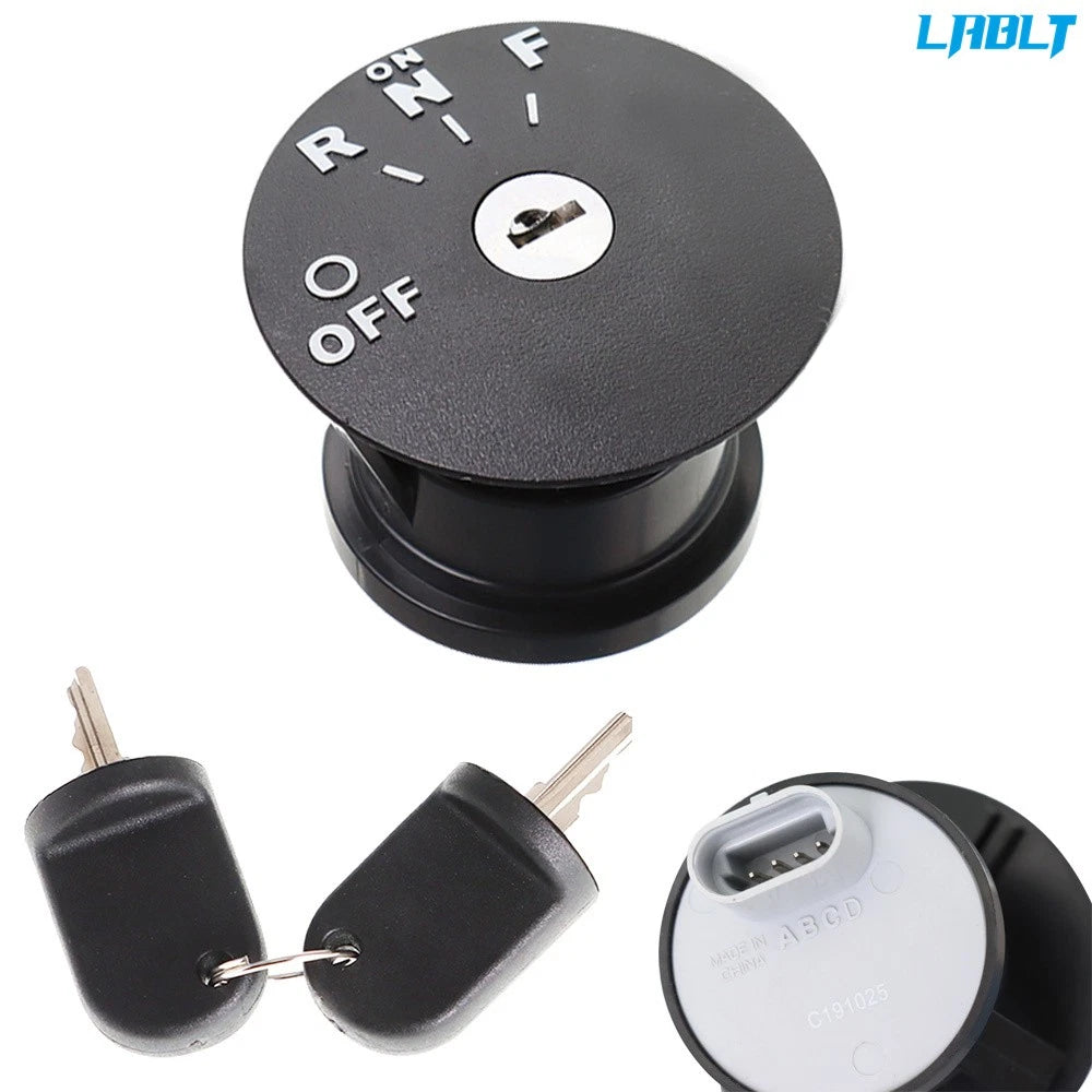 Ignition Key Switch & Keys for EZGO RXV (2008–Present)